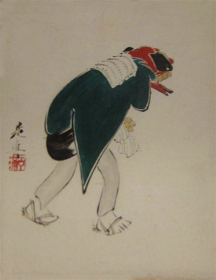 Leaf from an album of ten leaves by Shibata Zeshin, c. 1870s, Honolulu Museum of Art I 04