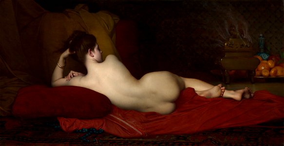 Jules Joseph Lefebvre - Odalisque - 1983.381 - Art Institute of Chicago. Free illustration for personal and commercial use.