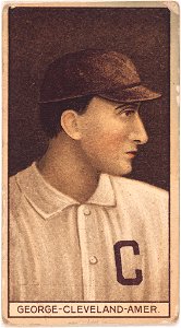 Lefty George, Cleveland Naps, baseball card portrait LCCN2008678352