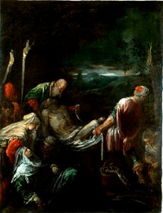 Leandro da Ponte, gen. Leandro Bassano - Grablegung Christi - GG 5680 - Kunsthistorisches Museum