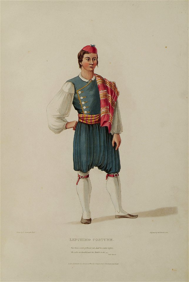 Lefchimo Costume - Cartwright Joseph - 1822