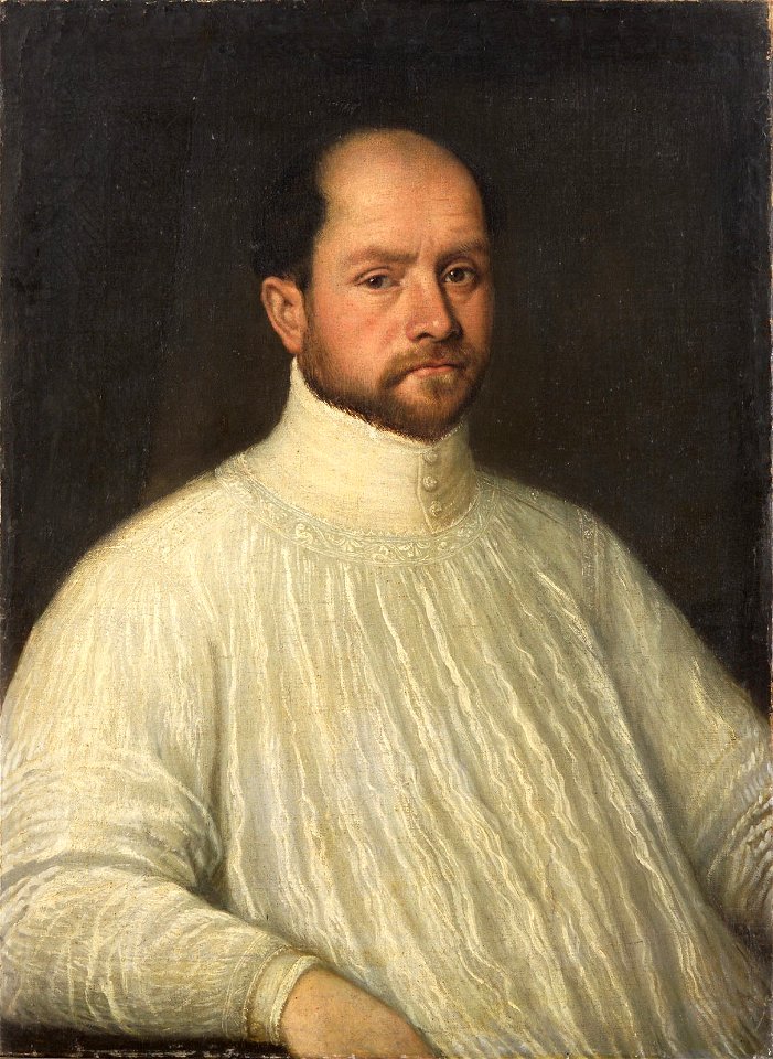 Leandro da Ponte, gen. Leandro Bassano - Bildnis eines Prämonstratensers - GG 20 - Kunsthistorisches Museum