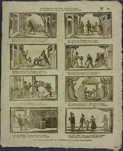 Leer kind'ren door deez' prent in uwe prille jeugd-Catchpenny print-Borms 0984