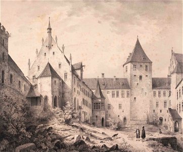Lebschée Quaglio Schlosshof zu Füssen