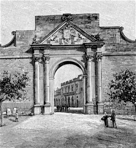 Lecce – Arco di Trionfo (xilografia)