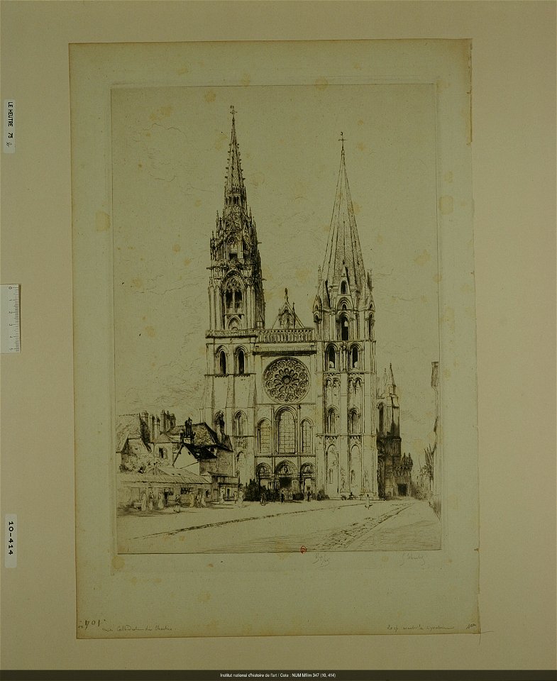 Leheutre - Cathédrale de Chartres, NUM Mfilm 347 (10, 414)