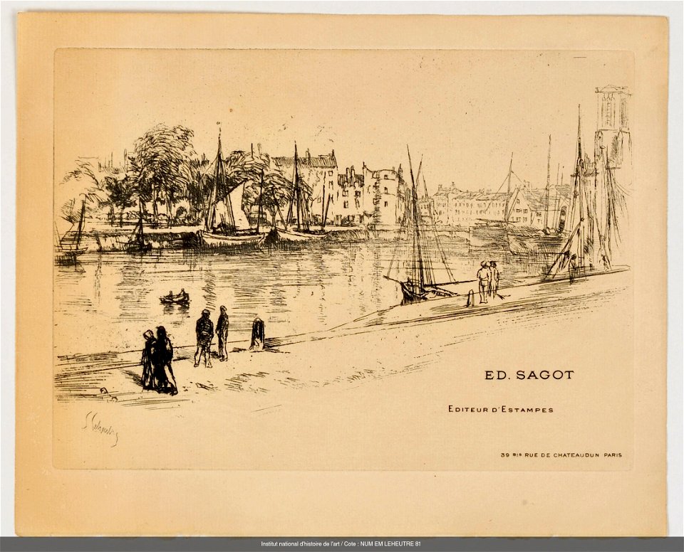 Leheutre - Promenade sur le port de plaisance, NUM EM LEHEUTRE 81