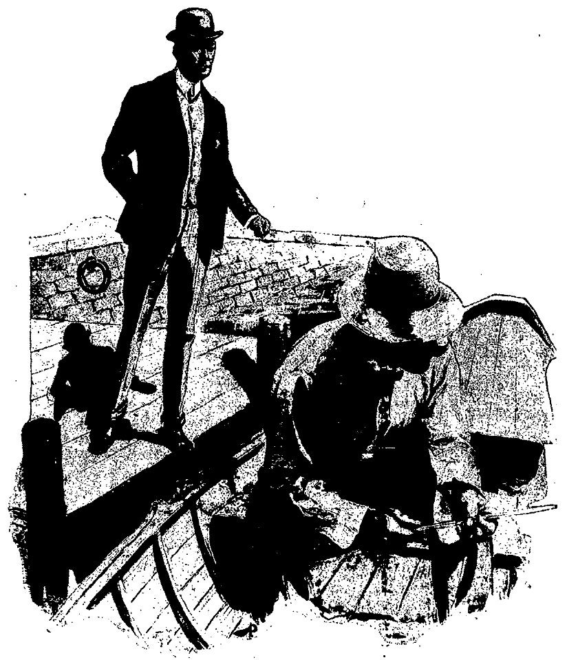 Leblanc - Arsène Lupin contre Herlock Sholmès (La Dame blonde suivi de La Lampe juive), paru dans Je sais tout, 1906-1907 (page 81 crop)