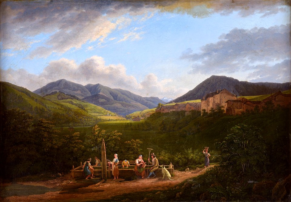 Lebrecht Kühne Tiroler Landschaft