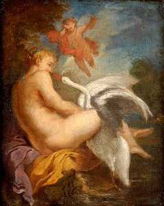 Leda mit dem Schwan Italien 18Jh