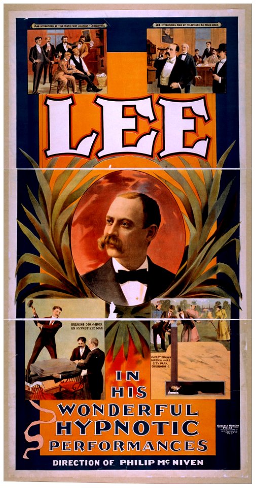 Lee in his wonderful hypnotic performances LCCN2014637366