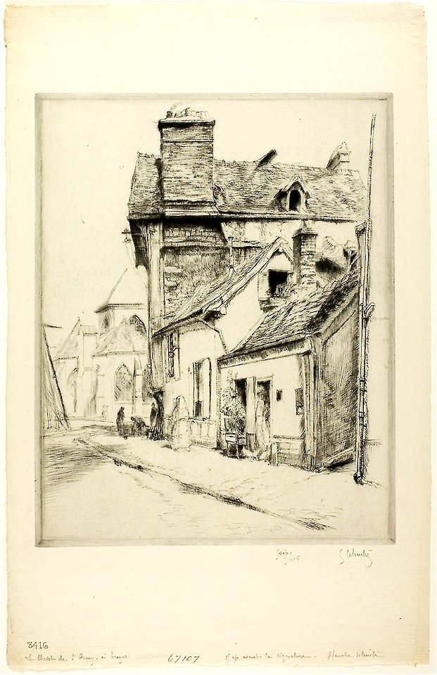 Leheutre - The Apse of St. Remy of Troyes, 1921.194