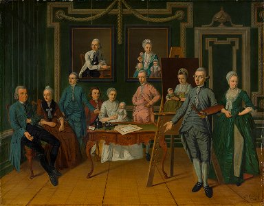 Leendert Overbeek - Lucas Overbeek en zijn familie - SA 29959 - Amsterdam Museum