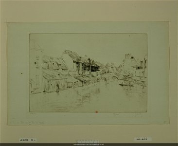 Leheutre - L'Eure au Pont des Saints-Pères à Chartres, NUM Mfilm 347 (10, 407)