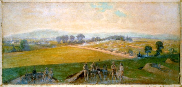 Lee retreat earthworks Edwin Forbes