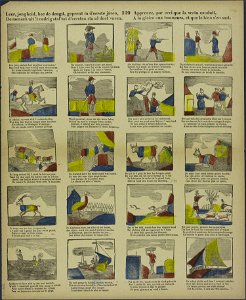 Leer, jongheid, hoe de deugd, geprent in d' eerste jaren-Catchpenny print-Borms 0252
