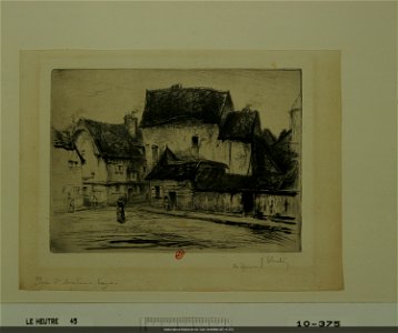 Leheutre - Place Saint-Aventin, à Troyes (anciennement rue de la Pierre d'Amour), NUM Mfilm 347 (10, 375)