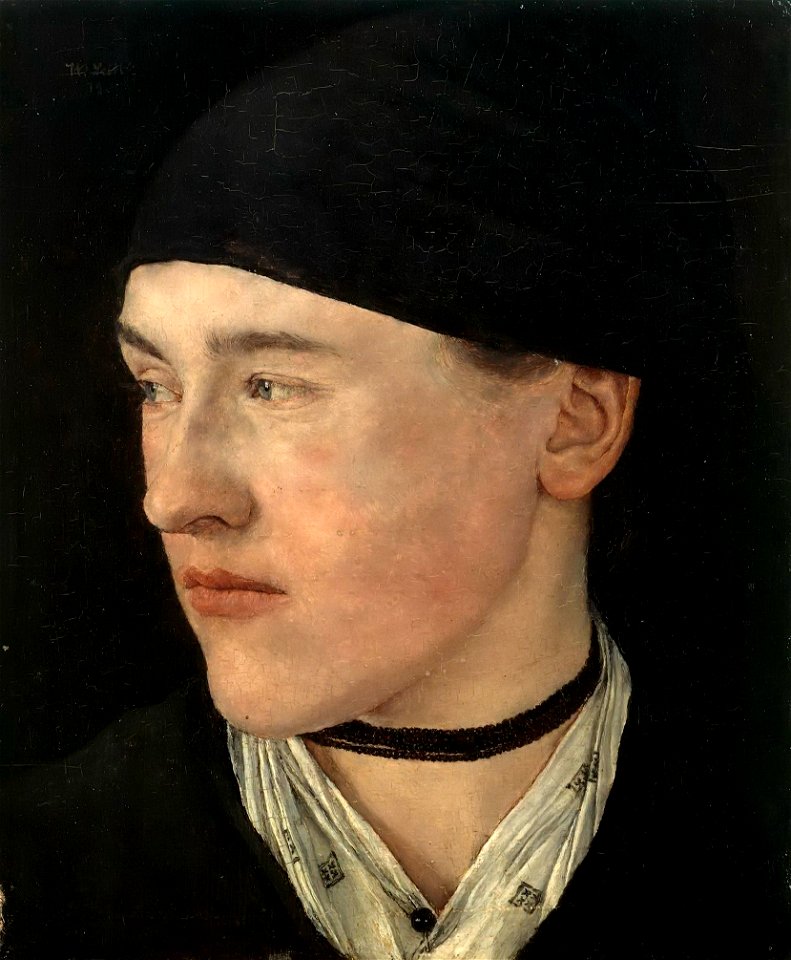 Wilhelm Leibl - Dachauerin (1879)
