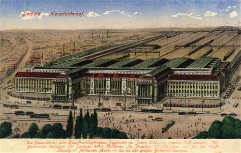 Leipzig, Sachsen - Bahnhof (4) (Zeno Ansichtskarten)