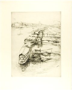 Leheutre - Barges at Auteuil, 1927.3962