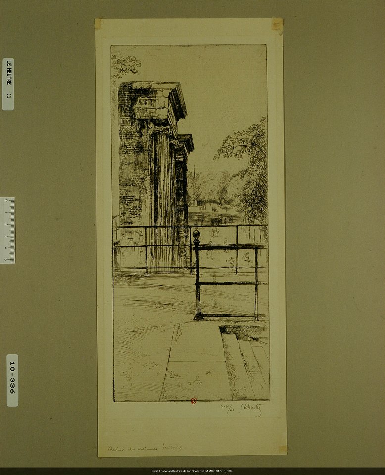 Leheutre - Ruines des anciennes Tuileries, à Paris, NUM Mfilm 347 (10, 336)