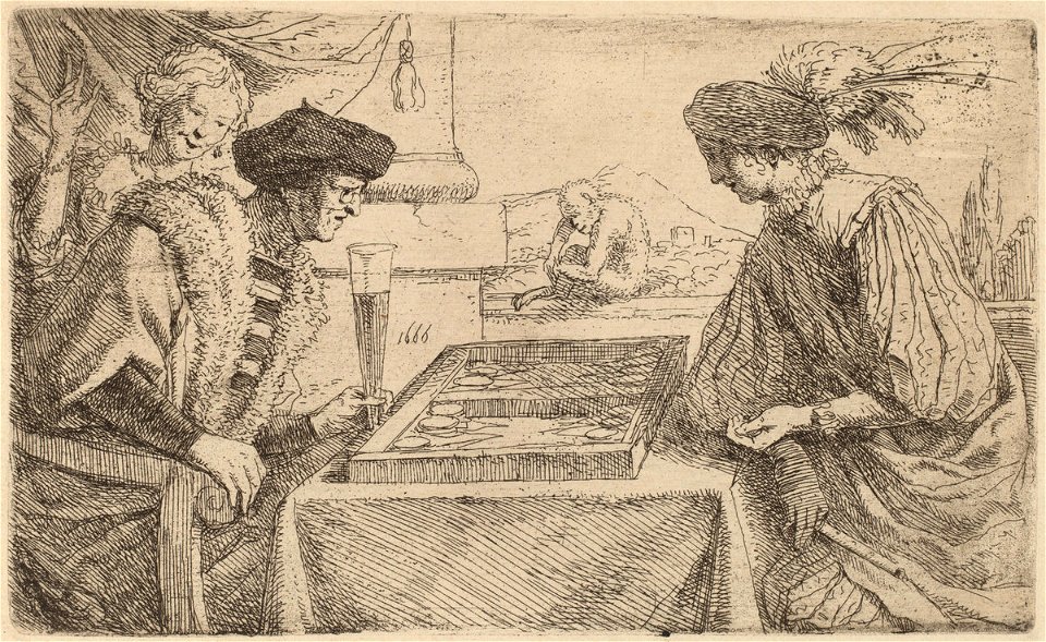 Leendert van der Cooghen - The Board Players
