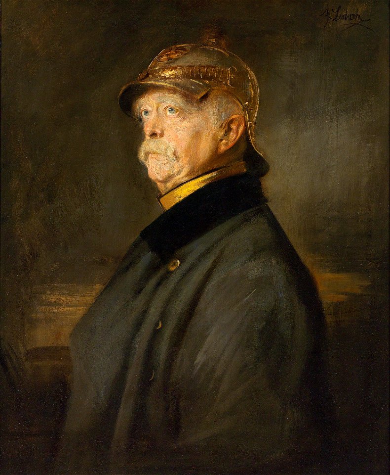 Franz von Lenbach - Bildnis Otto von Bismarck (1870)