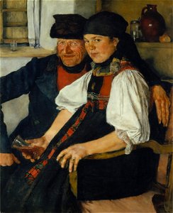 Wilhelm Leibl - Das ungleiche Paar (1876-77)