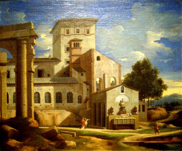 Lemaire-Poussin - Paysage vue des environs de Rome