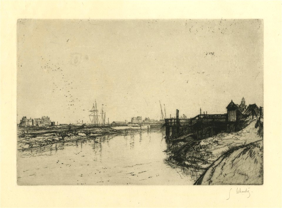 Leheutre - Le canal d'Eu (environs du Tréport), 1907,0515.520