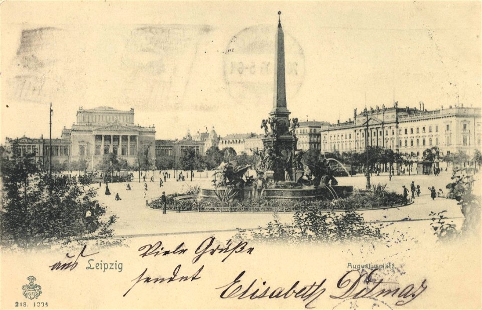 Leipzig, Sachsen - Augustusplatz (6) (Zeno Ansichtskarten)