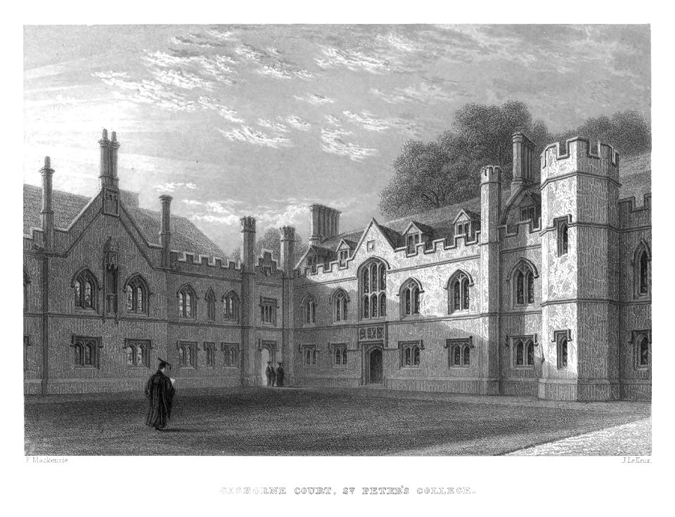 LeKeux - Cambridge, c1840 - Peterhouse 02, Gisborne Court - memorialsofcambr01wriguoft 0370