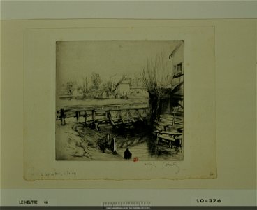 Leheutre - Le Pont de bois, à Troyes, NUM Mfilm 347 (10, 376)