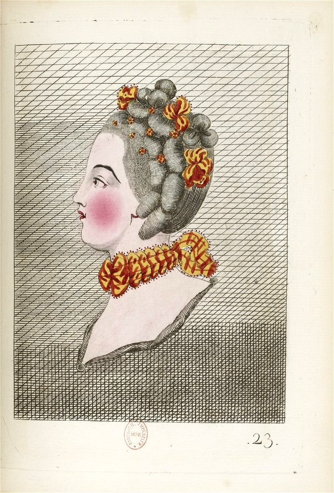 Legros de Rumigny, Coiffure 23