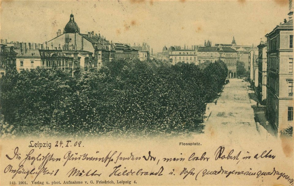 Leipzig, Sachsen - Rossplatz (2) (Zeno Ansichtskarten)