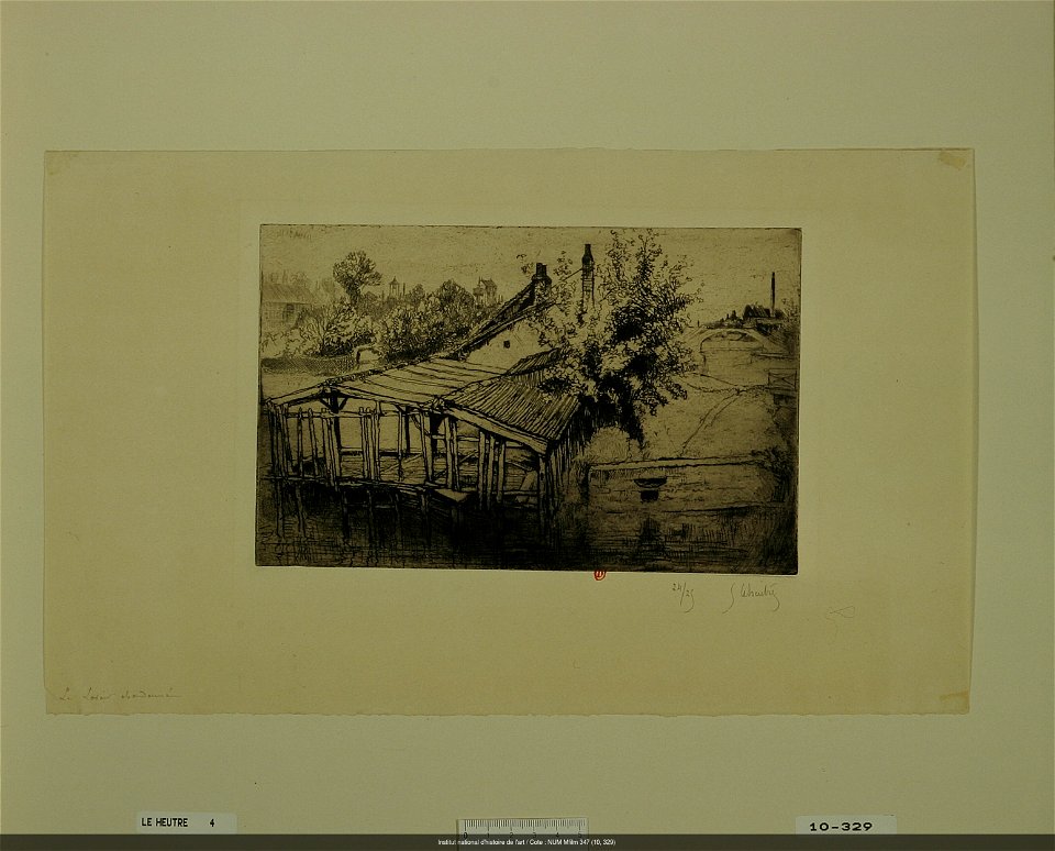Leheutre - Le Lavoir abandonné (Environs de Troyes), NUM Mfilm 347 (10, 329)