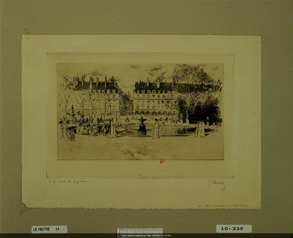 Leheutre - Le Petit bassin des Tuileries, NUM Mfilm 347 (10, 339)