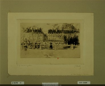 Leheutre - Le Petit bassin des Tuileries, NUM Mfilm 347 (10, 339)