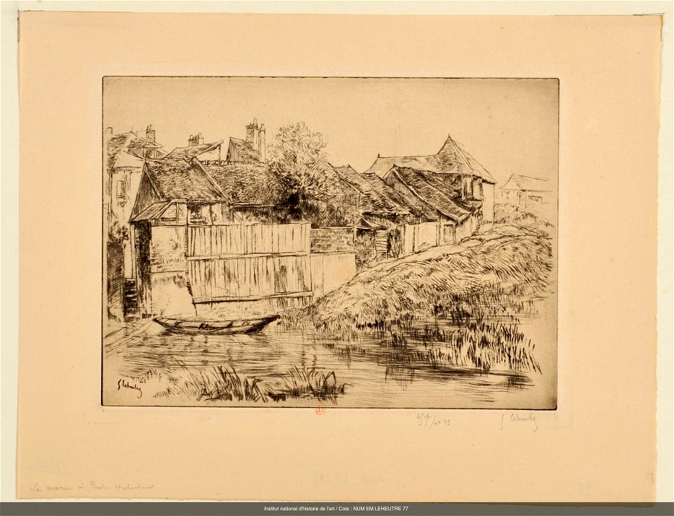 Leheutre - La Mare à Pont-Hubert, NUM EM LEHEUTRE 77