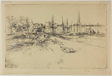 Leheutre - The New Dock at la Rochelle, 1927.3958