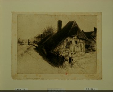 Leheutre - La Chaumière en contrebas à Troyes, NUM Mfilm 347 (10, 361)