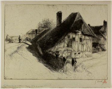 Leheutre - Low-Seated Peasant Dwelling, Troyes, 1927.3960