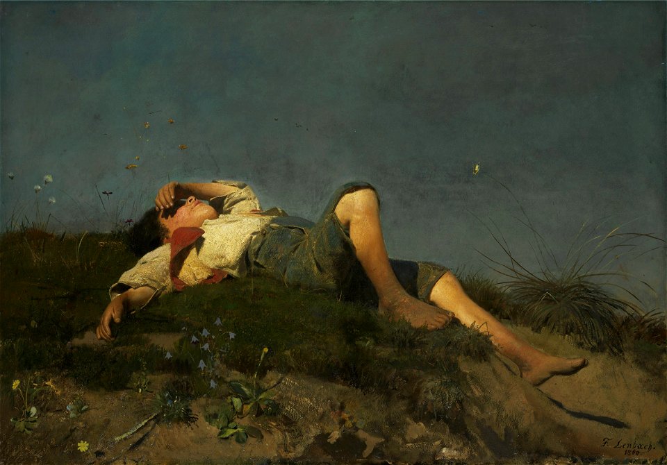 Franz von Lenbach - Hirtenknabe (1860)