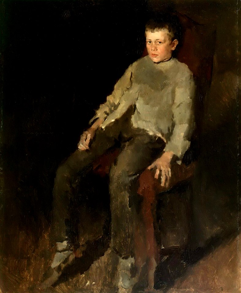 Wilhelm Leibl - Bauernjunge (1876-77)
