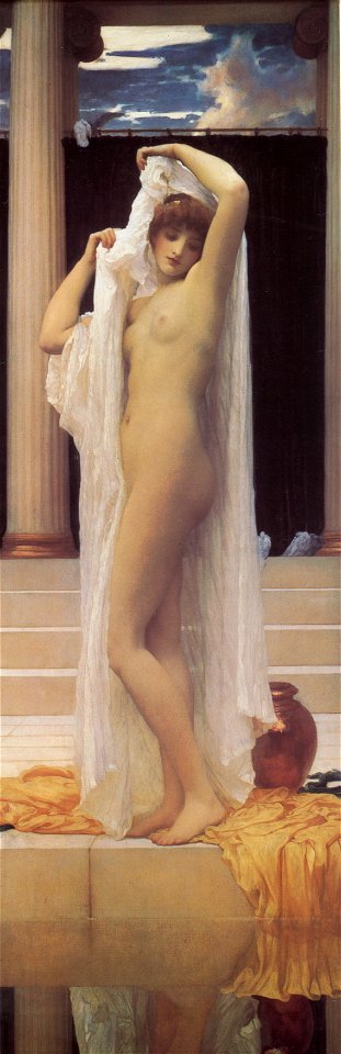 1890s Frederick Leighton - Bath of Psyche