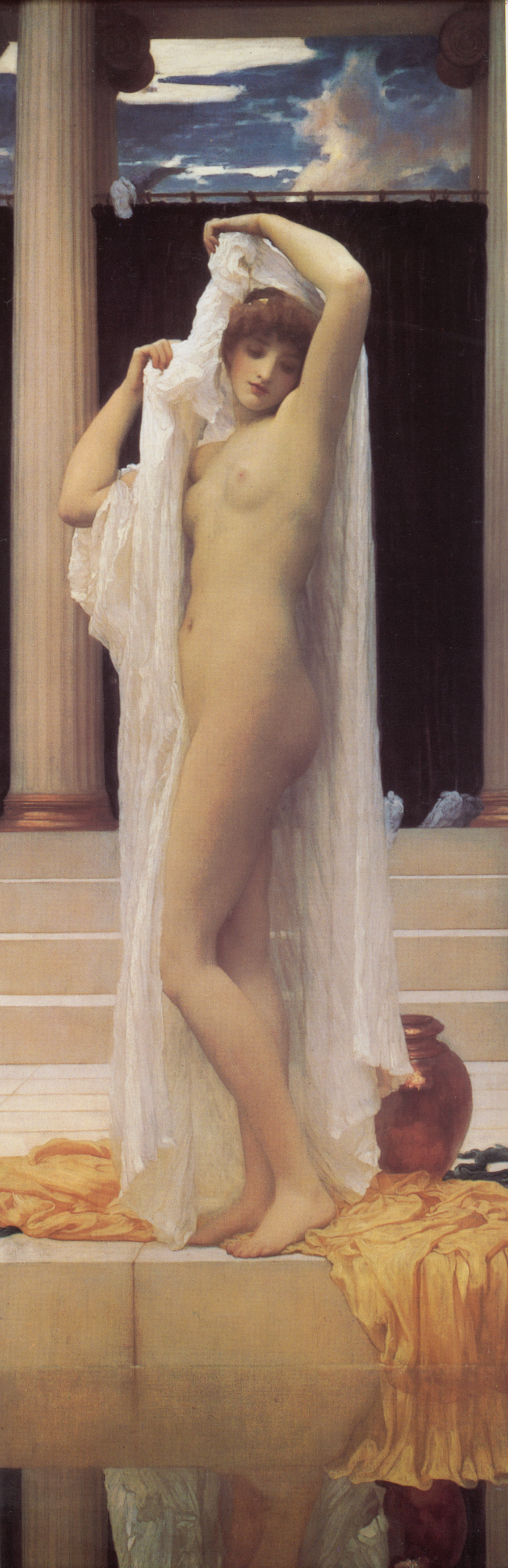 1890s Frederick Leighton - Bath of Psyche