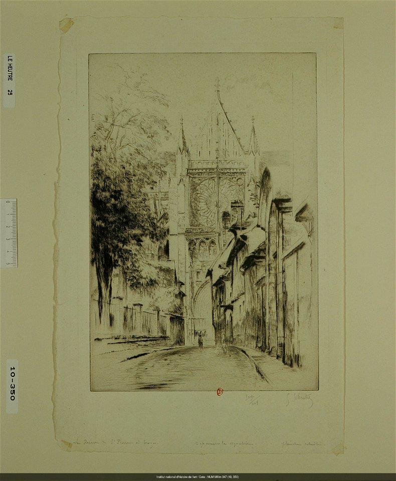 Leheutre - La Rosace de Saint-Pierre, à Troyes, NUM Mfilm 347 (10, 350)