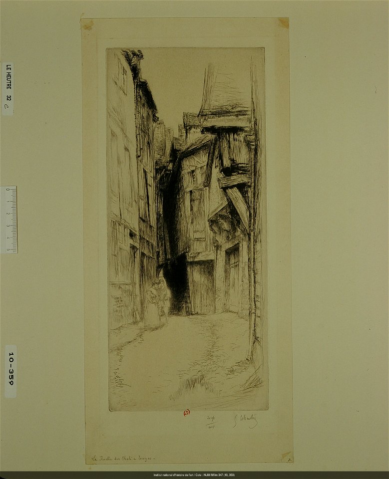 Leheutre - La Ruelle des chats à Troyes, NUM Mfilm 347 (10, 359)