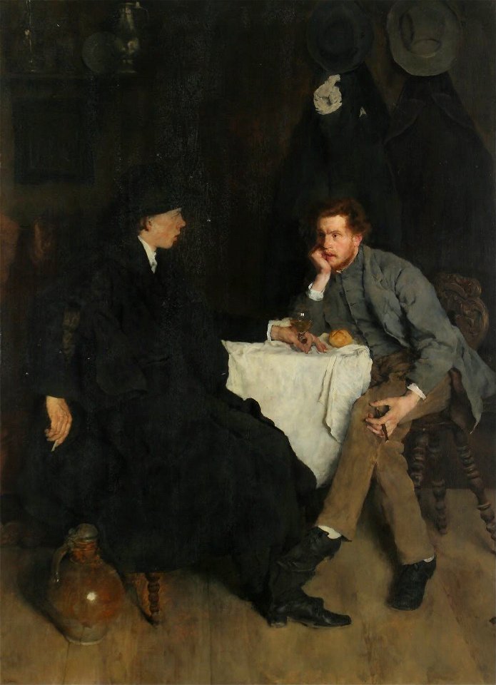 Wilhelm Leibl - Im Atelier (1872)