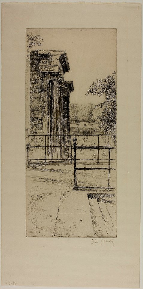 Leheutre - Ruins of the Old Tuileries, Paris, 1927.1748